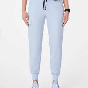 Figs Chambray Uman High Waisted Jogger Pants